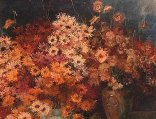 Luxuriance Of Chrysanthemums - view 1