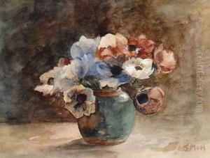 Anemonies In An Earthenware Vase
