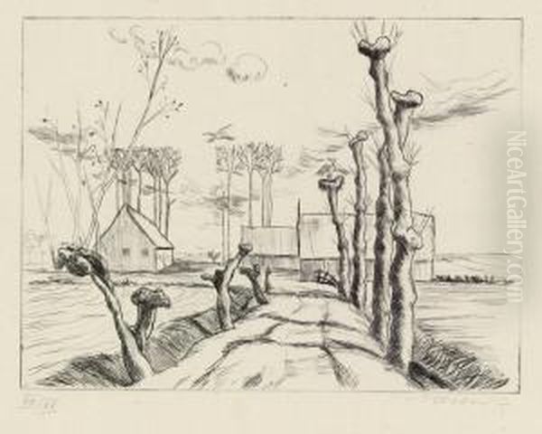 Landschaft Mit Knorrigen Baumen - view 1