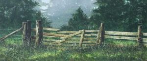 Old Fence by Lou Messa