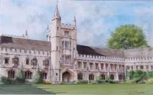 'magdalen College' - Founders Tower And Cloisters