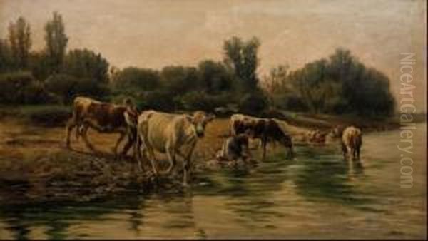 Lavanderas En El Rio - view 1