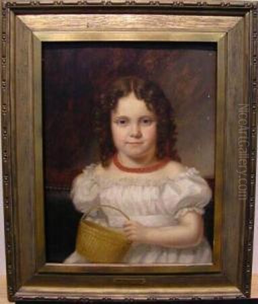 Portrait Of Julia Metcalf, 1824 And Portrait Of James, John T. Andwilliam H. Metcalf: A Double-sided Work - view 1