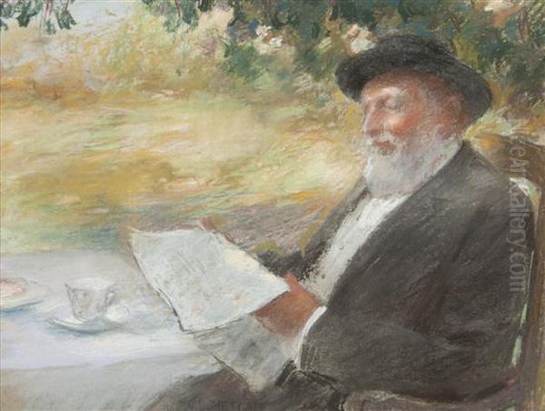 Gentleman Reading - view 1