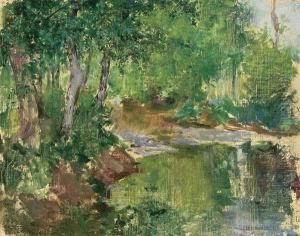 Le Ruisseau by Willard Leroy Metcalf