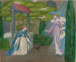 The Annunciation: An Illustration To Longfellow's 'goldenlegend' The Annunciation: An Illustration To Longfellow's 'goldenlegend'