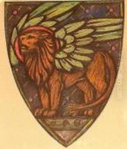 Four Studies For Stained Glass by Sidney Harold Meteyard