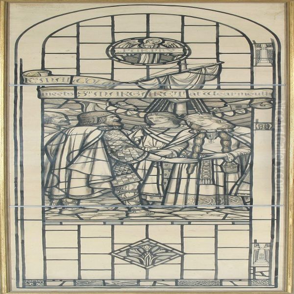 Draft For A Church Window In St. Margaret's, Glasgow - view 1