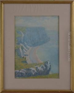 The Cliffs Of Dover, England by Thomas Buford Meteyard