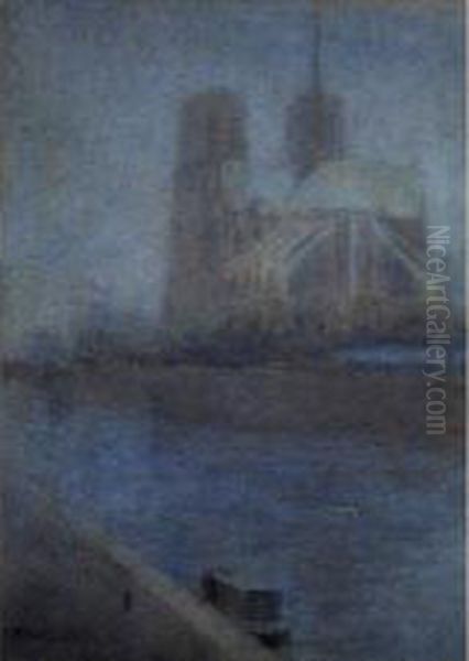 Notre Dame Dans La Brume - view 1