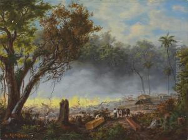 Brazilian Military Encampment In Yguazu - view 1