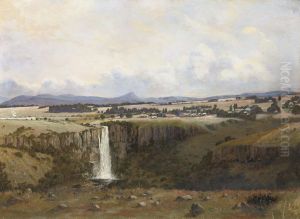 Village Of Howick And Umgeni Falls by Cathcart William Methven