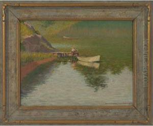 The Lone Fisherman by Harry Wallace Methven