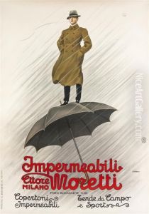 Impermeabili Moretti by Leopoldo Metlicovitz