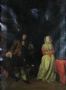 Genre Scene by Gabriel Metsu