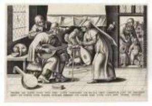 The Lute-maker (holl. 31) by Cornelis Massys