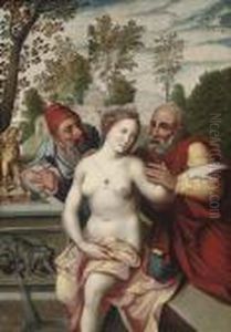 Susannah And The Elders by Jan Massys