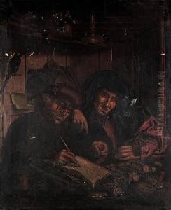 The Money Lenders by Quinten Metsys
