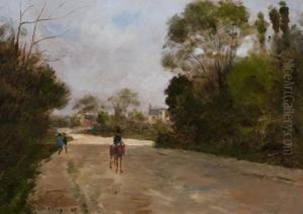 Rider On Horseback - view 1