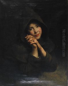 Fillette Au Capuchin by Louis Mettling