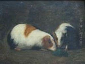 Two Guinea Pigs by Louis Mettling