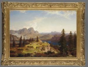 A View Of The Dolomites by Casar Metz