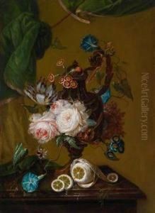 Einblumenstillleben by Johann Martin Metz
