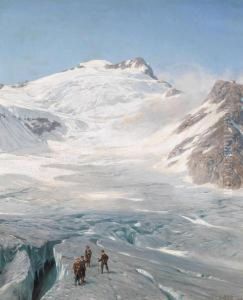 On The Glacier by Alfred Metzener