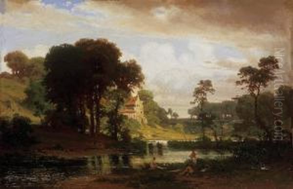 Women In The Lake-shore - view 1