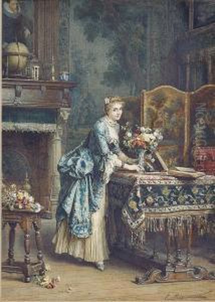 Arranging Flowers - view 1