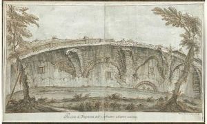 Vue De L'amphitheatre Antique D'arezzo