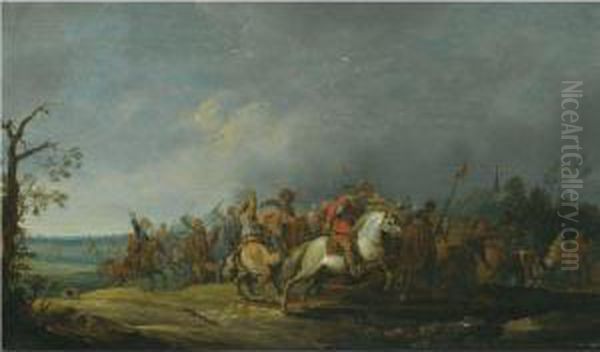 Landscape With A Cavalry Skirmish - view 1