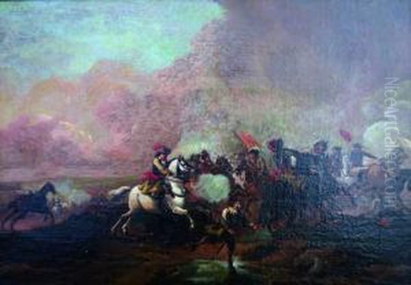 A Cavalry Skirmish - view 1