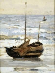 Barque A Heyst by Constantin Meunier