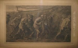 "les Mineurs". by Constantin Meunier