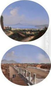Veduta Di Pompei by B. Meuris