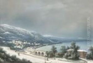 Veduta Costiera Sotto La Neve Veduta Costiera Sotto La Neve