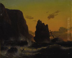 Waring The Storm by Hermann Mevius