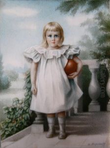 Portrait Miniature Of A Child