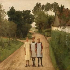 Landsbyens Tre Gratier by Carl Vilhelm Meyer