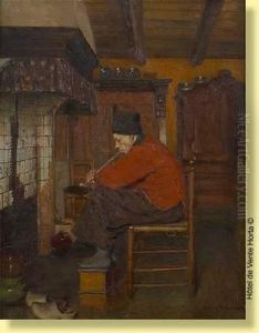 Fumeur Dans Un Interieur by Claus Meyer