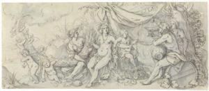 "sine Baccho Et Ceres Venus Friget" by Conrad Meyer