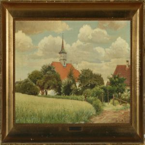 Summer Landscape At A Church Summer Landscape At A Church