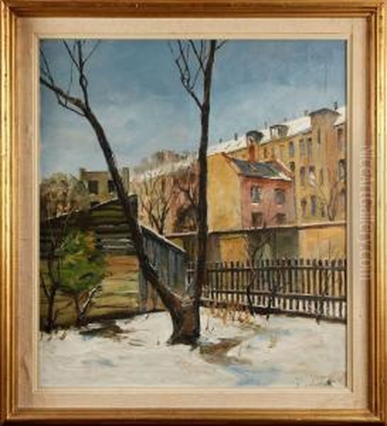 Bakgardsmotiv-vinter - view 1