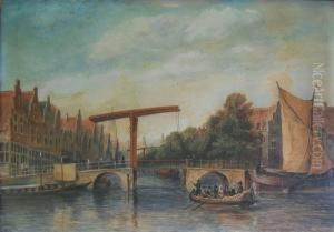 Canale Di Amsterdam by F. Meyer