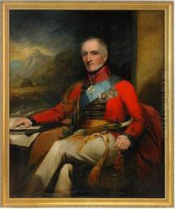 Portratt Forestallande Sir Rufane Shaw Donkin by Henry Hoppner Meyer