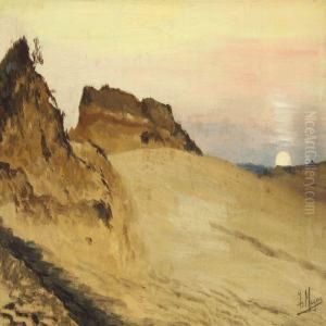 Sunset At The Dunes by Isidore Meyer