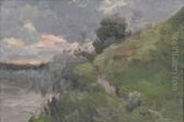 Studie Voor Bergachtig Landschap - view 1