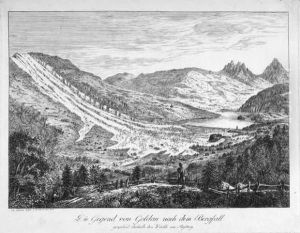 Die Gegend Von Goldau Vor Dem Bergfall