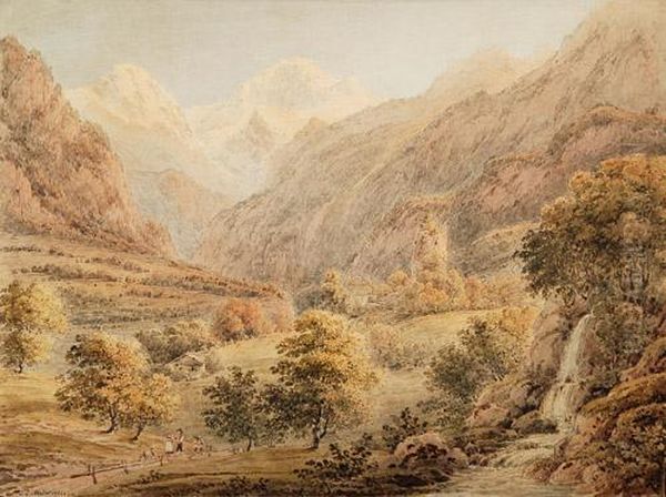 Blick Auf Die Burgruine Unspunnen Bei Interlaken - view 1